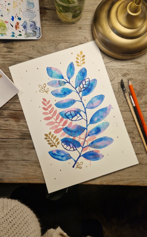 La Queer Bogossité 🖌️ Atelier aquarelle Fleurs et plantes