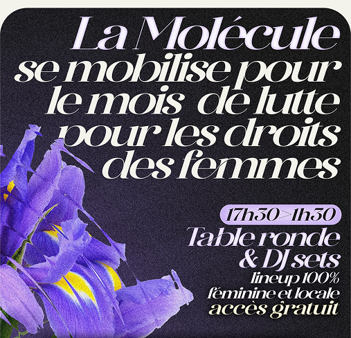 dj sets 100% féminins Organisé par La Molécule