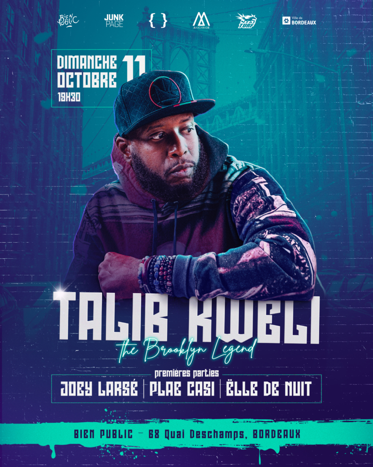 Mascarade invite Talib Kweli & Joé Larsé, Ëlle de Nuit, Plae Casi